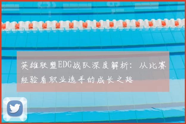 英雄联盟EDG战队深度解析：从比赛经验看职业选手的成长之路