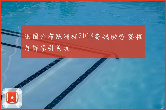 法国公布欧洲杯2018备战动态 赛程与阵容引关注